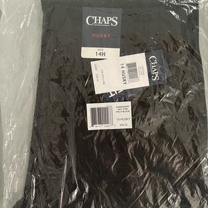 Brand new chaps 14 husky black pants